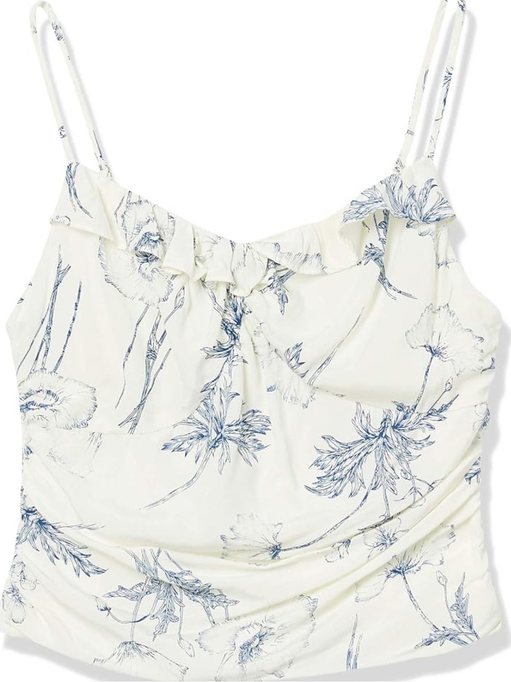ASTR the label Mykonos Floral Crop Top